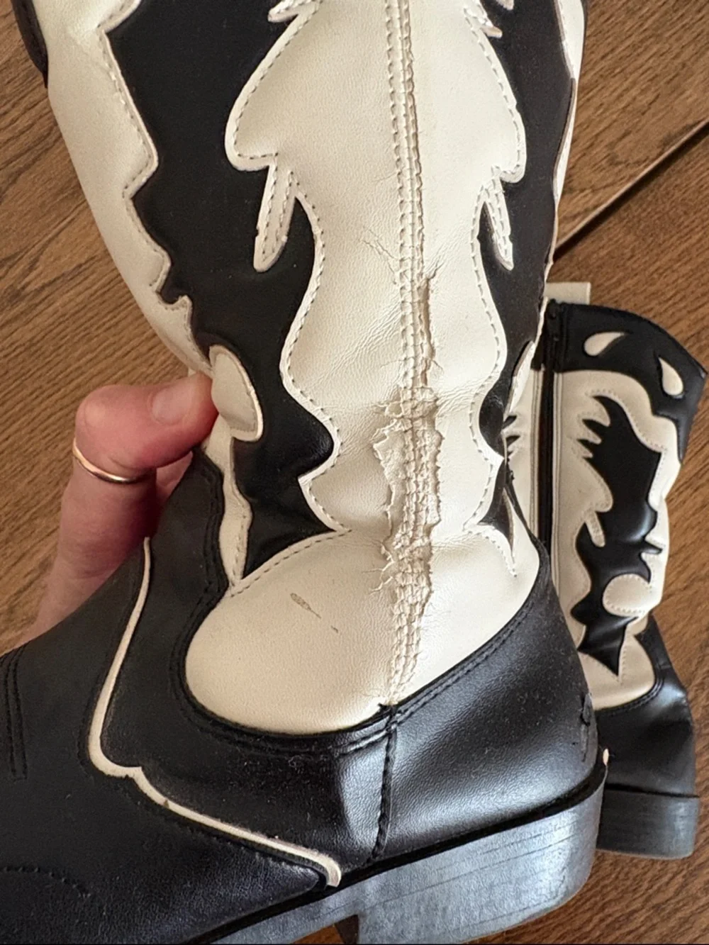 Zara Kids 33 Western Cowgirl Boots